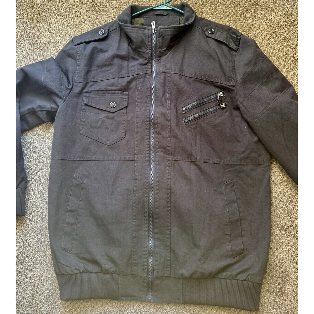 Outdoor Jacket Lightweight Men Large Moss Green Work Casual Wear NWT